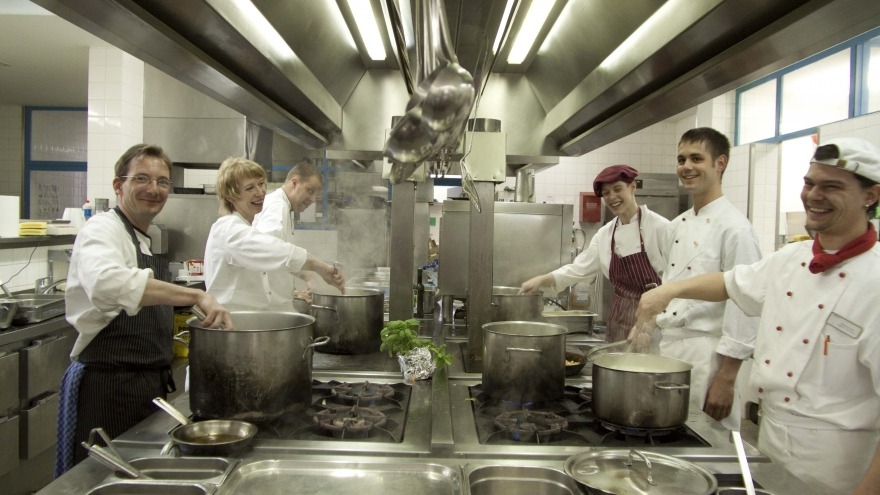 Unser Küchenteam im relexa hotel Bad Steben